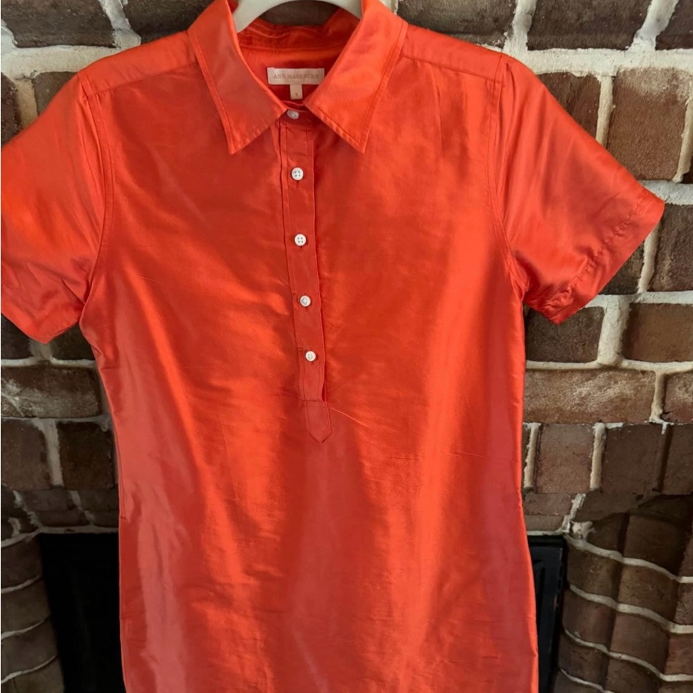 Ann Mashburn short sleeve popover dress